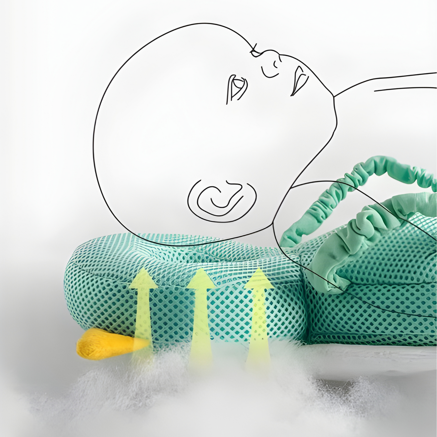 BabyBoo Eséstompító Párna